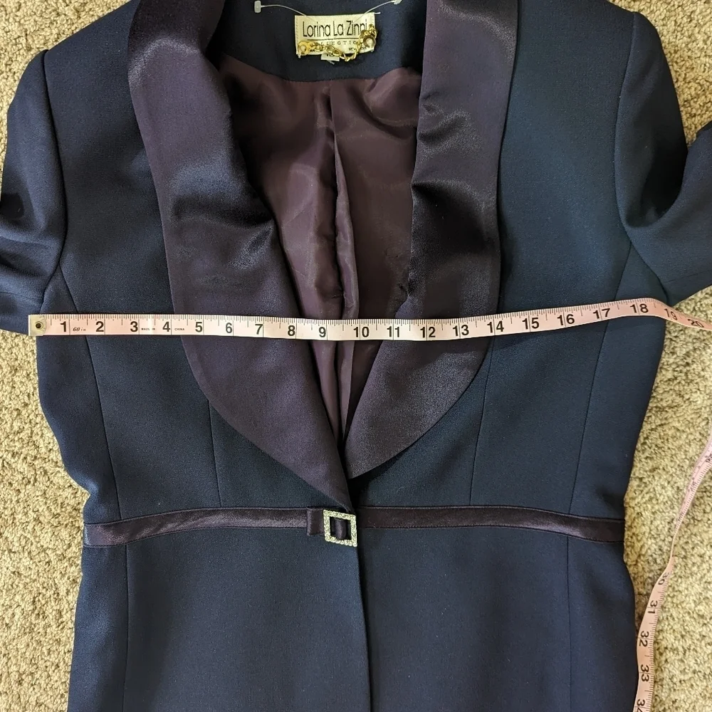Lorina La Zinni Blue and Purple Blazer‎ Size 10
